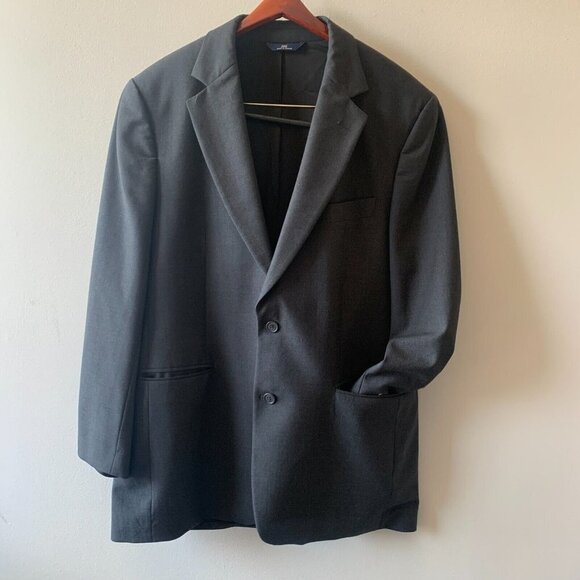 Brooks Brothers 346 Stretch Solid Grey Wool Blazer Sport Coat Suit Jacket 41R - Picture 5 of 10